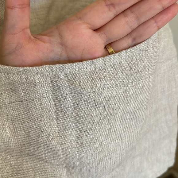 Reformation Linen Crop Top size 2 - Picture 8 of 14